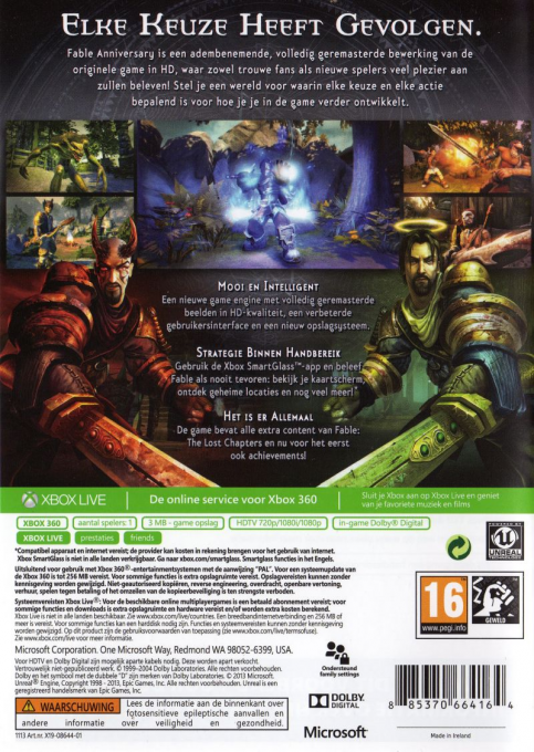 Fable Anniversary dos