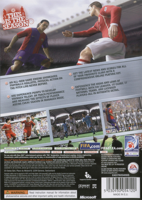 FIFA 07 Soccer dos