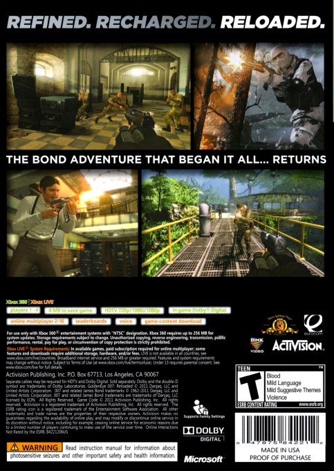 Goldeneye 007 Reloaded dos