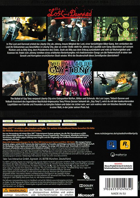 Grand Theft Auto 4 Episodes from Liberty City dos