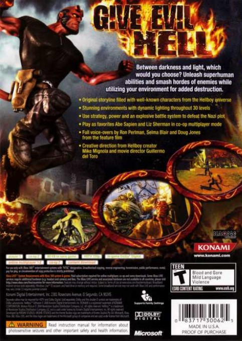 Hellboy : The Science of Evil - Dos