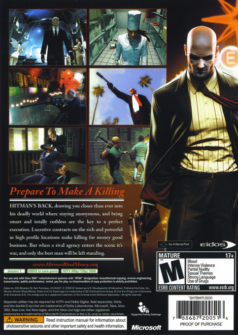 Hitman : Blood Money dos