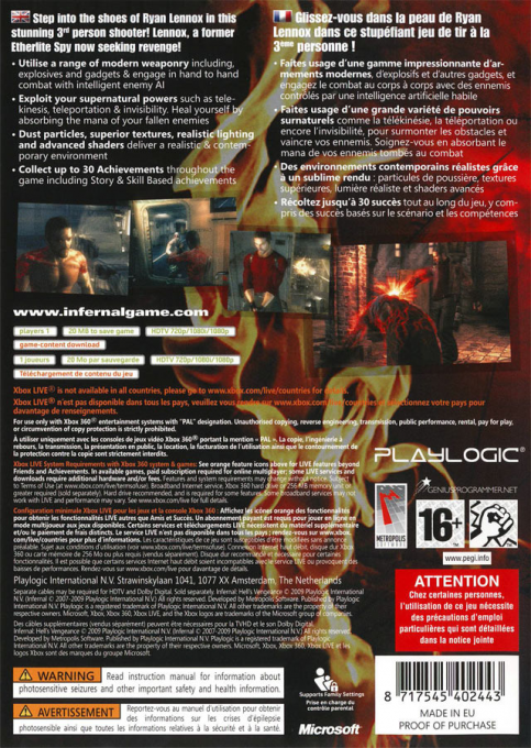 Infernal : Hell's Vengeance dos