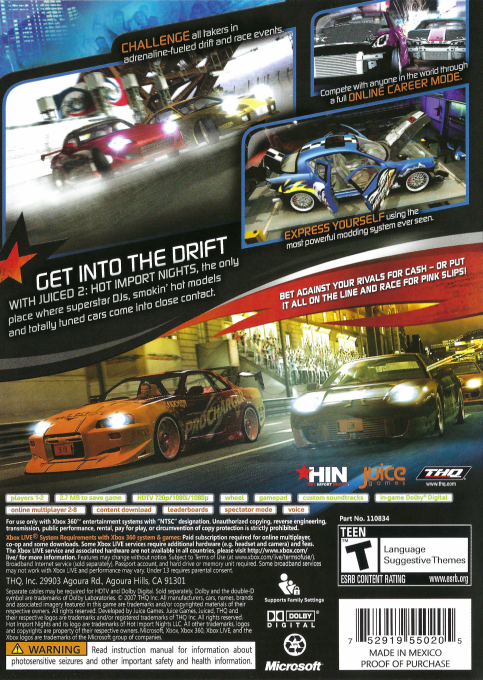 Juiced 2 : Hot Import Nights - Dos