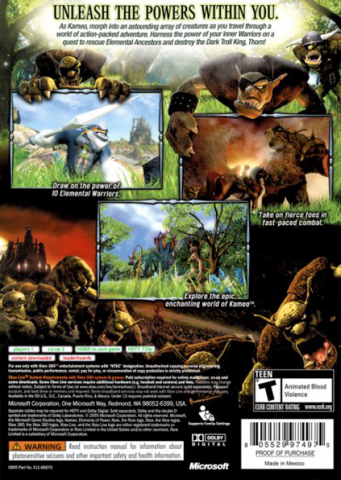 Kameo : Elements of Power dos