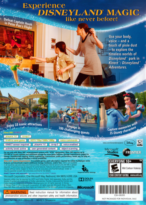 Kinect Disneyland Adventures - Dos