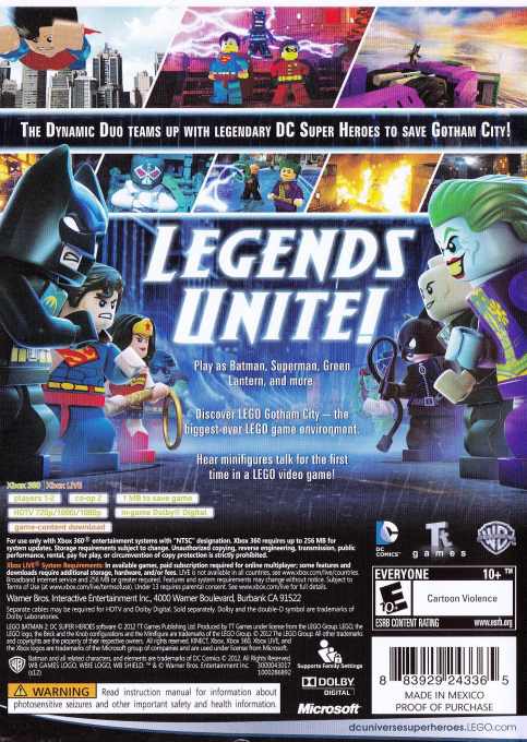 LEGO Batman 2 : DC Super Heroes dos