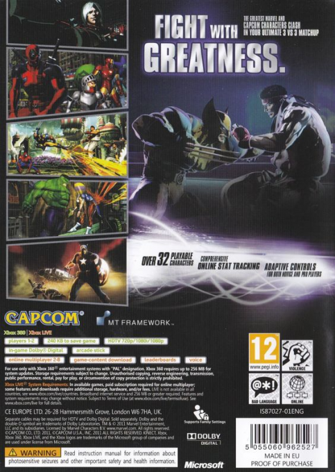 Marvel vs. Capcom 3 : Fate of Two Worlds dos