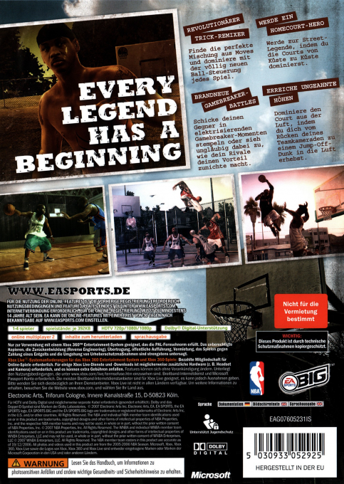 Nba Street Homecourt dos