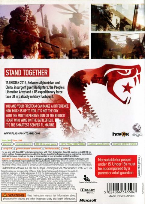 Operation Flashpoint Red River dos