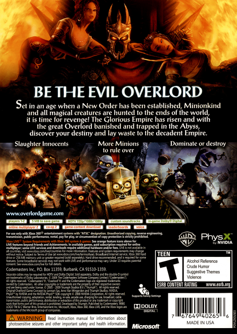Overlord II dos