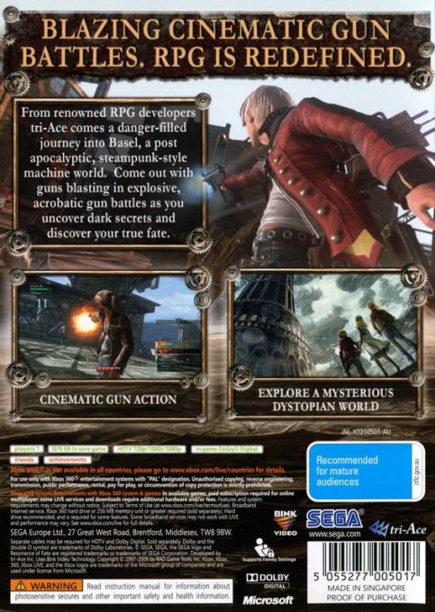 Resonance Of Fate dos