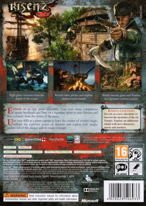 Risen 2 : Dark Waters - Dos