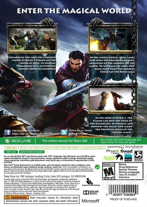 Risen 3 : Titan Lords - Dos