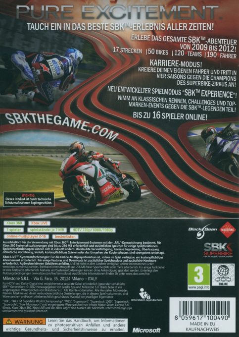 Sbk Generations dos