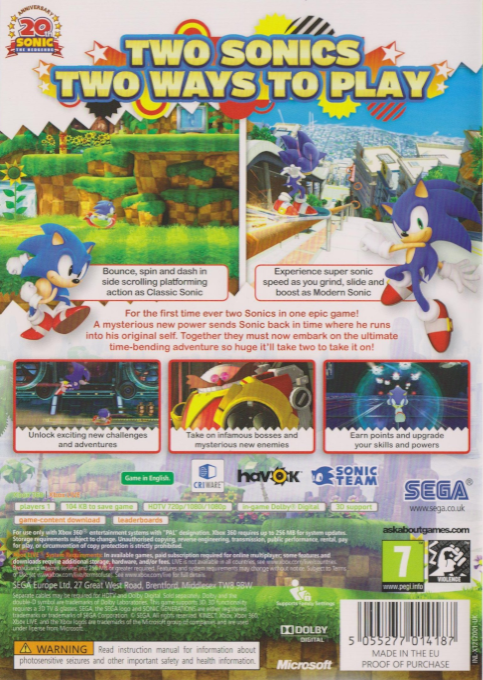 Sonic Generations - Dos