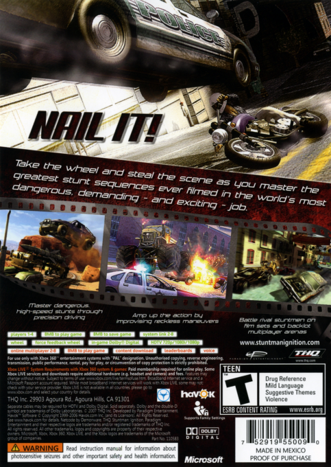 Stuntman : Ignition - Dos