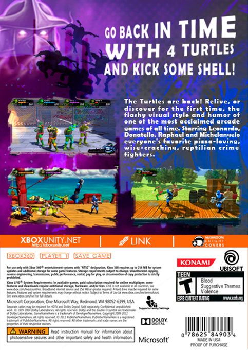 Teenage Mutant Ninja Turtles : Turtles in Time Re-Shelled - Dos