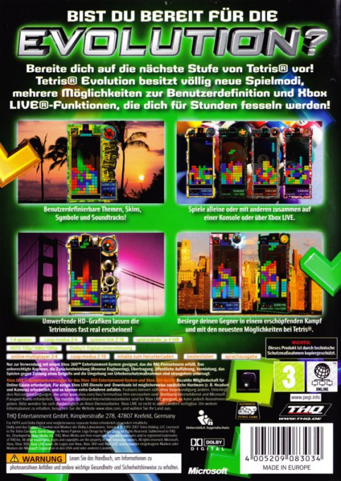 Tetris Evolution - Dos