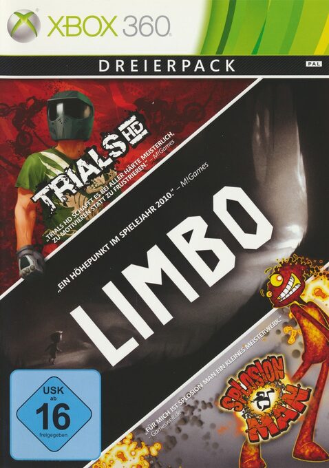 Triple Pack : Trials HD - Limbo - 'Splosion Man