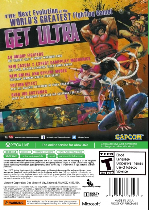 Ultra Street Fighter IV dos