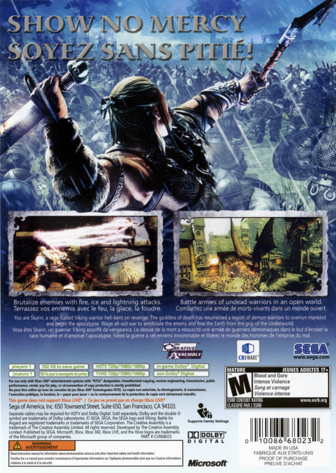 Viking : Battle for Asgard - Dos