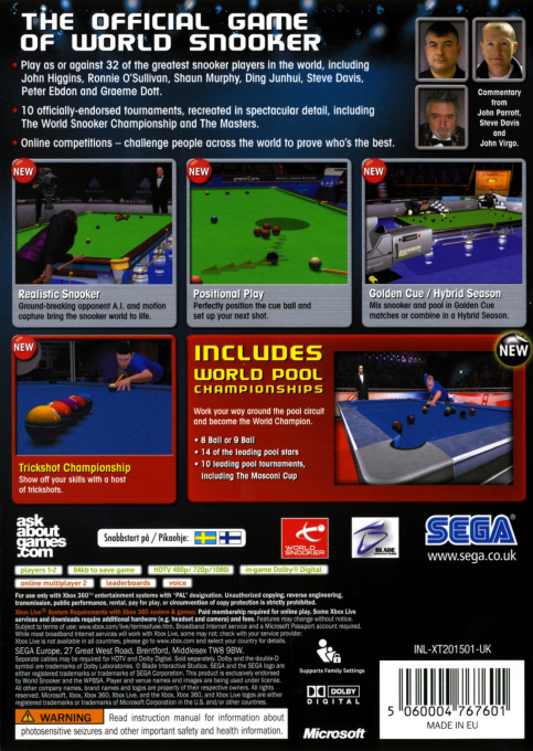 World Snooker Championship 2007 dos