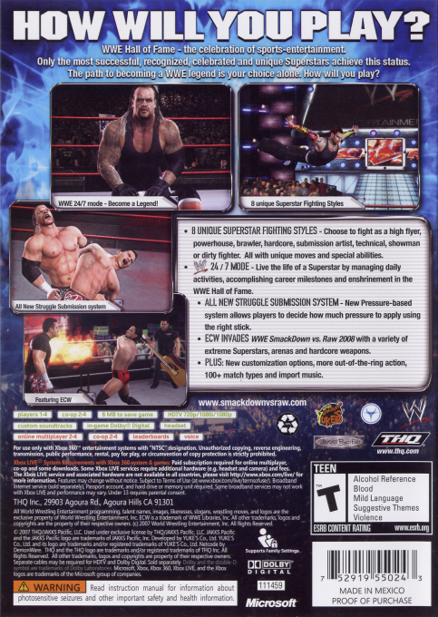 WWE SmackDown vs. Raw 2007 dos
