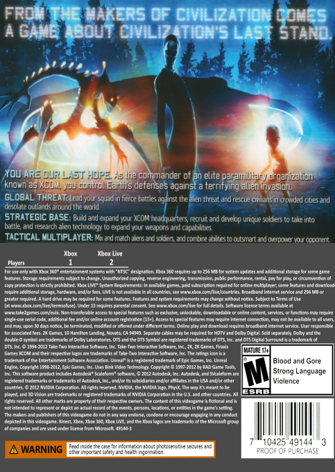 XCOM : Enemy Unknown dos