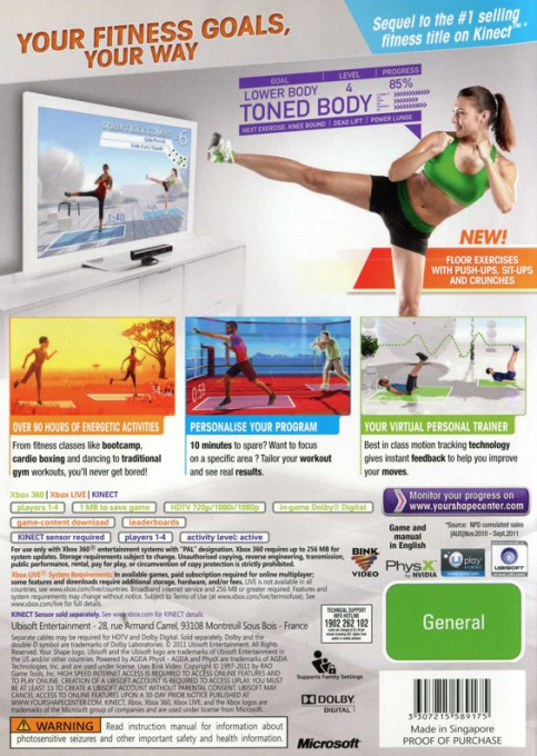 Your Shape : Fitness Evolved dos