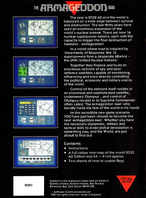 The Armageddon Man dos