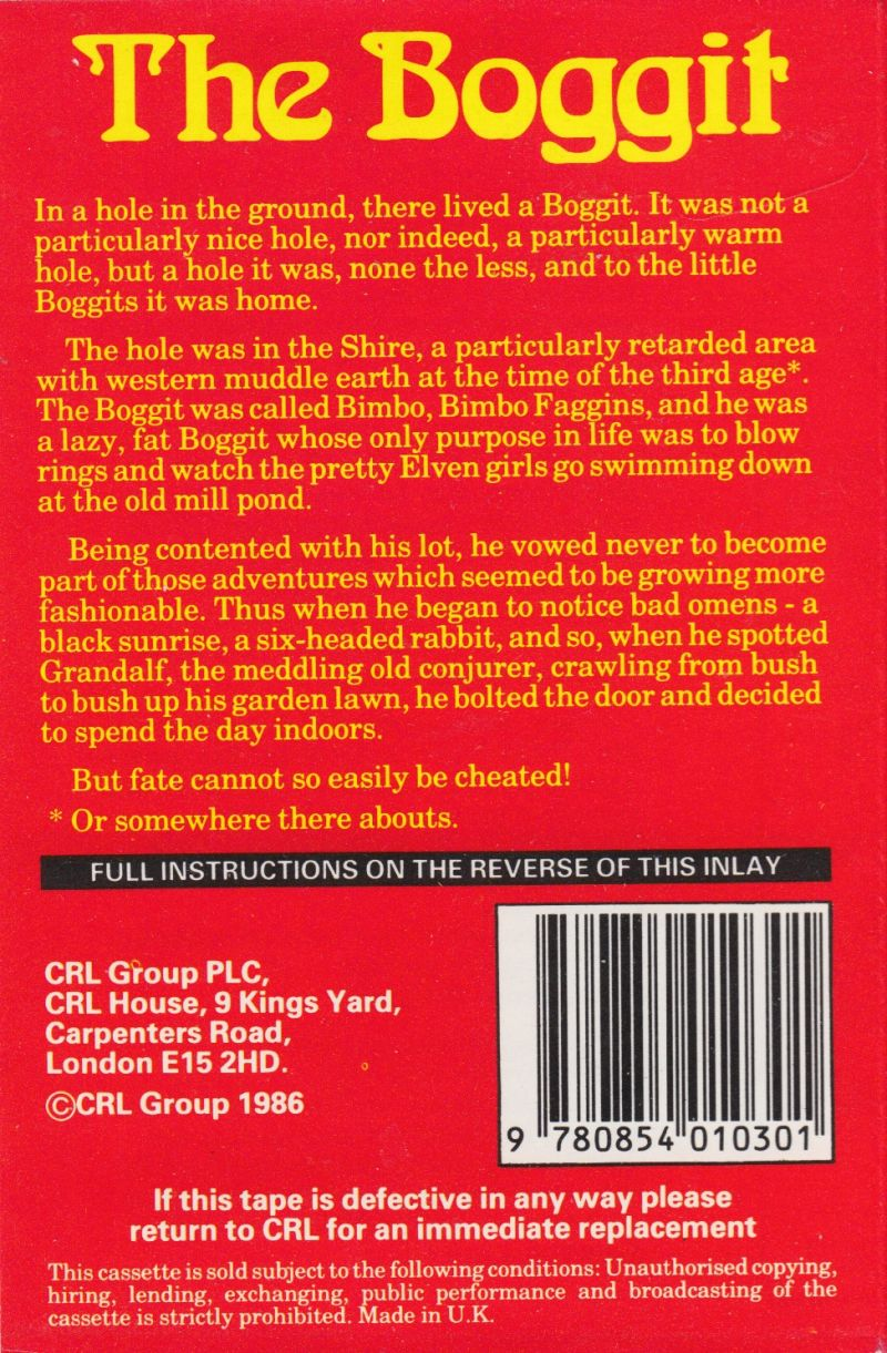 Boggit, The - Dos