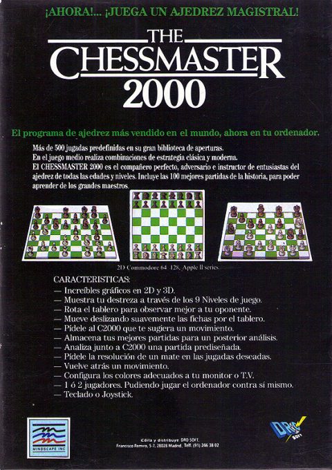 The Chessmaster 2000 dos