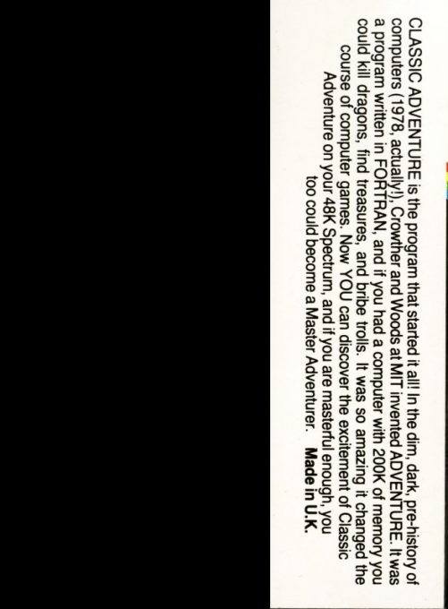 Classic Adventure dos