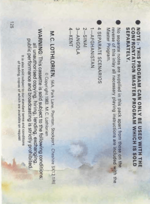 Confrontation Scenarios - Volume 1 dos