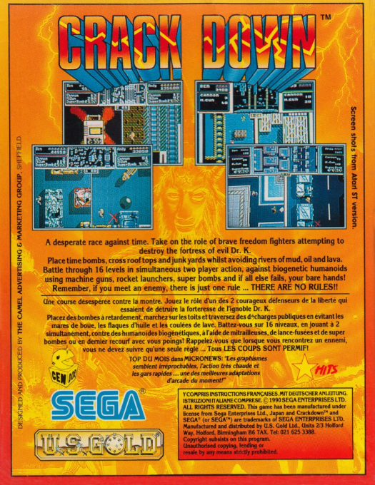 Crack Down dos