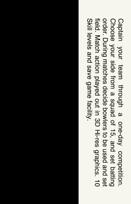 Cricket Captain (Allason Computing) dos