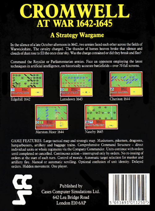 Cromwell at War 1642-1645 dos