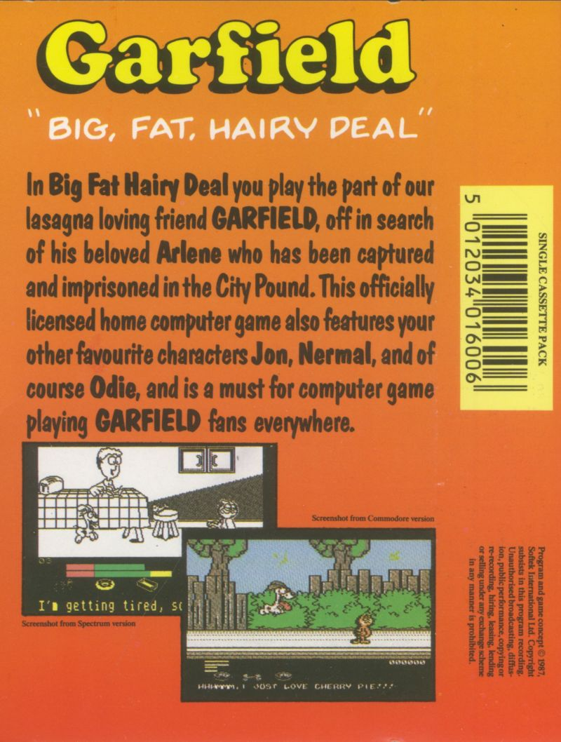 Garfield - Big, Fat, Hairy Deal - Dos