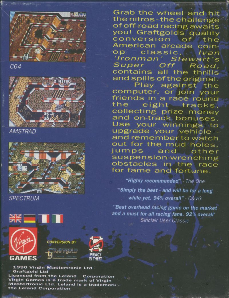 Ivan "iron Man" Stewart's Super Off Road dos