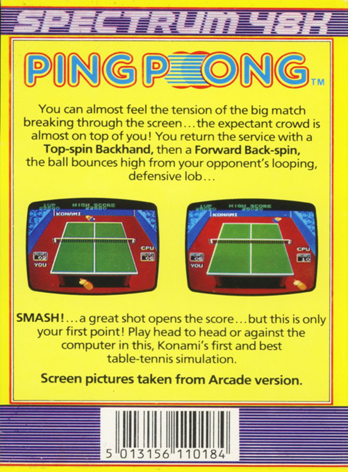Konami's Ping Pong dos