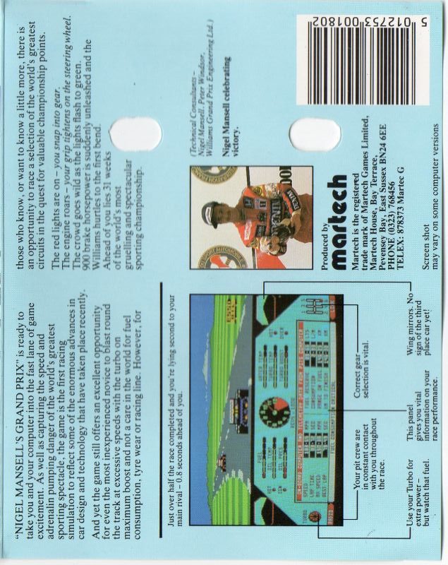 Nigel Mansell's Grand Prix dos
