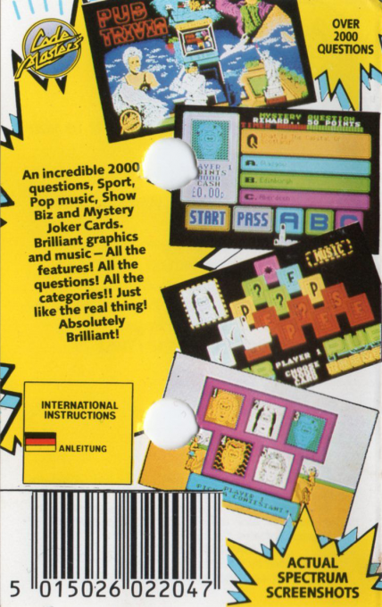 Pub Trivia Simulator dos