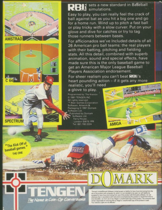 R.B.I. Baseball 2 dos
