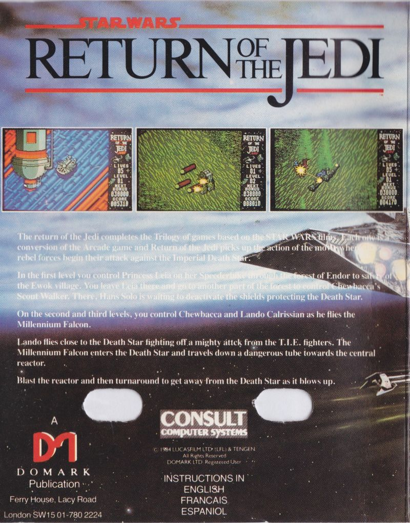 Star Wars - Return Of The Jedi dos