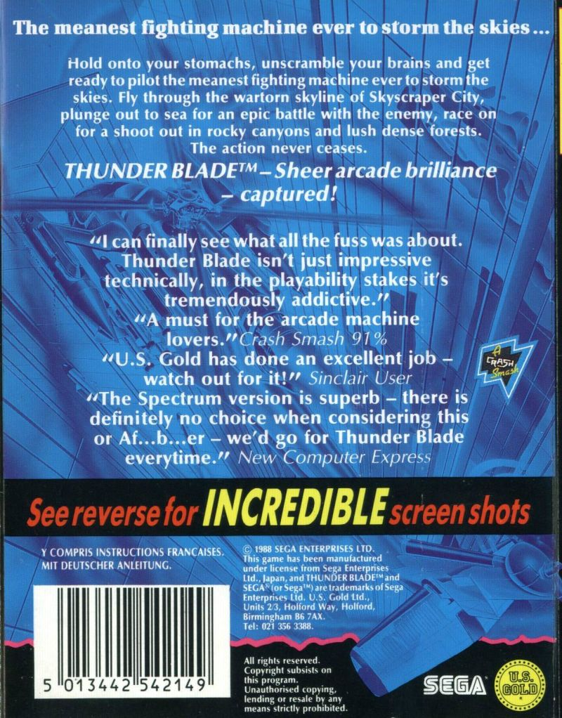 Thunder Blade dos