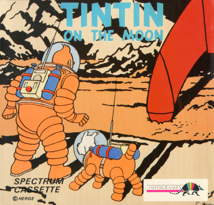 Tintin On The Moon