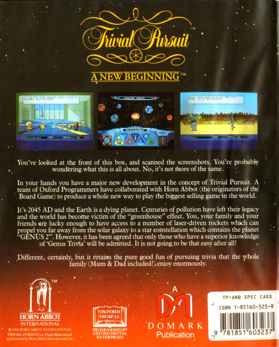 Trivial Pursuit - A New Beginning dos