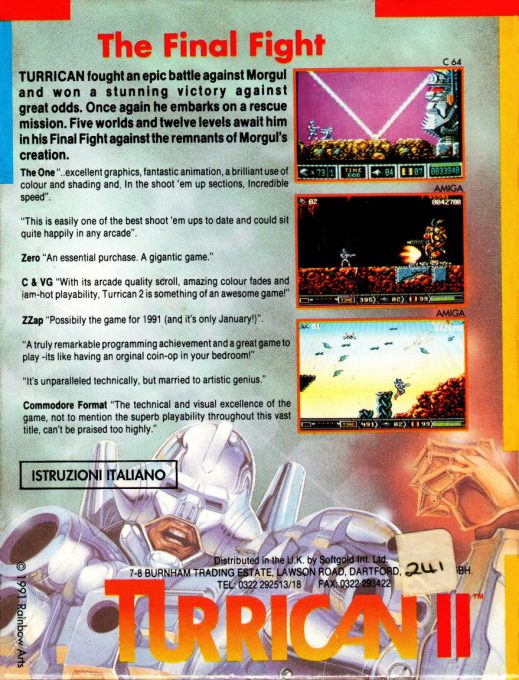 Turrican 2 - The Final Fight dos