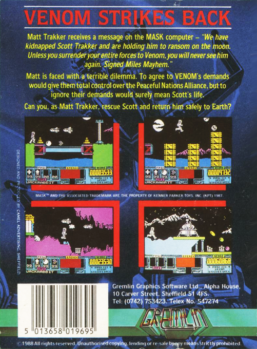 VENOM Strikes Back dos